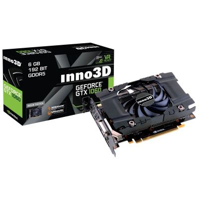 Лот: 9823394. Фото: 1. Gtx 1060 6Gb. inno3D. На гарантии... Видеокарты