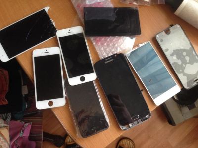 Лот: 11586689. Фото: 1. Модуль дисплей iPhone 5 5s Samsung... Дисплеи, дисплейные модули, тачскрины
