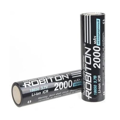 Лот: 23049710. Фото: 1. Аккумулятор Robiton 18650 2000NP-PK1... Батарейки, аккумуляторы, элементы питания