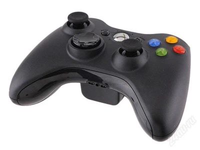 Лот: 3335541. Фото: 1. джойстик xbox 360 black. Запчасти для игровых приставок, консолей
