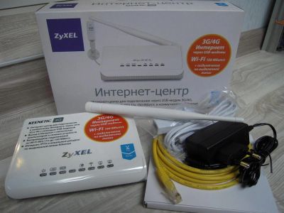 Лот: 3078492. Фото: 1. Маршрутизатор Zyxel Keenetic 4G... Маршрутизаторы (роутеры)