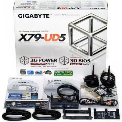 Лот: 2887707. Фото: 1. Gigabyte X79-UD5. Материнские платы