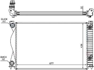 Лот: 3729009. Фото: 1. Радиатор audi a6/s6 2.0t/2.0td... Двигатель и элементы двигателя