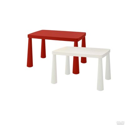 Лот: 4651162. Фото: 1. Стол детский, красный белый. Подходит... Столики, стулья, парты