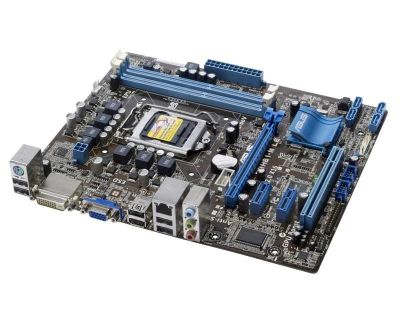 Лот: 12676389. Фото: 1. comp.mb.#466 ASUS P8H61-M LE 6... Материнские платы