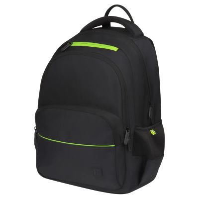 Лот: 25010908. Фото: 1. Рюкзак Berlingo U3 "Black-green... Рюкзаки, портфели