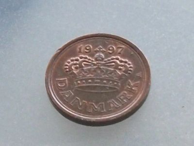 Лот: 16555866. Фото: 1. Монета 25 эре / оре / ери Дания... Европа