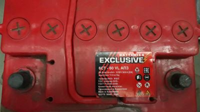 Лот: 15097688. Фото: 1. Аккумулятор Exlusive 6ct-60vl. Аккумуляторы