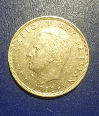 Лот: 25106859. Фото: 1. Испания 25 песет 1982 г. Европа