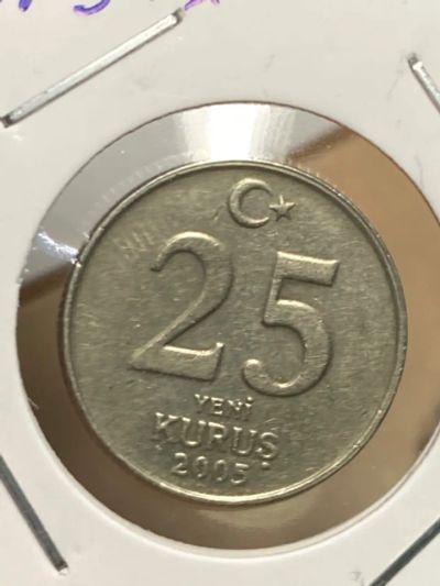Лот: 19393378. Фото: 1. Турция 25 новых курушей, 2005. Ближний восток