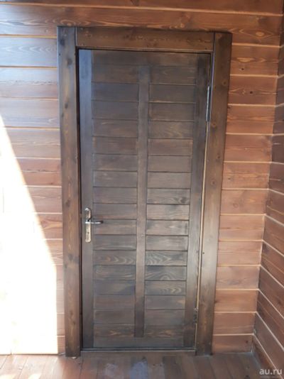 Лот: 12843309. Фото: 1. Входная дверь деревянная. Двери входные