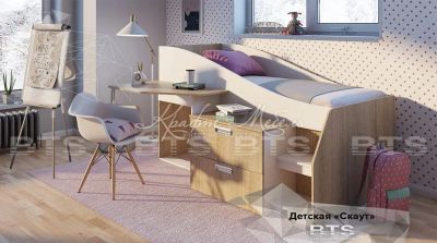 Лот: 15258342. Фото: 1. Кровать детская Скаут. Детские кровати и кроватки