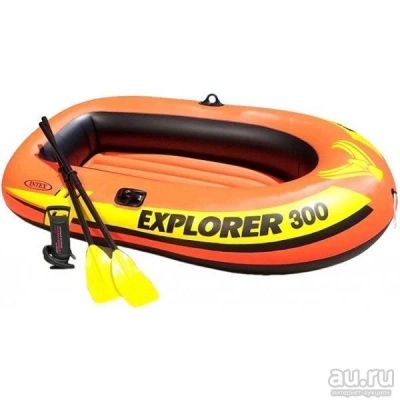 Лот: 15987176. Фото: 1. Лодка INTEX Explorer 300 Исследователь... Другое (туризм, охота, рыбалка, самооборона)
