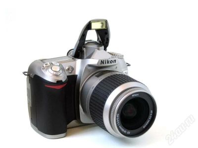 Лот: 558196. Фото: 1. nikon d50 + nikkor 35-80 + 2гб... Цифровые зеркальные