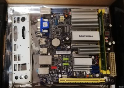 Лот: 18273000. Фото: 1. материнская плата Foxconn ahd1s-k... Материнские платы