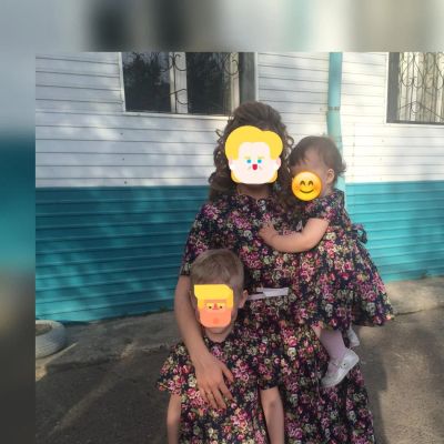 Лот: 8285345. Фото: 1. Family look для мамы дочки и сына. Платья