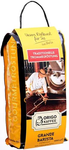 Лот: 24466015. Фото: 1. Кофе в зернах ORIGO Kaffee Grande... Чай, кофе, какао