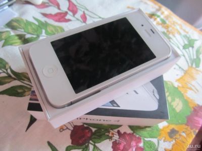 Лот: 10825178. Фото: 1. iPhone 4 полностью исправный... Смартфоны
