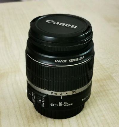 Лот: 20317589. Фото: 1. Объектив Canon EFS 18-55 мм б... Объективы