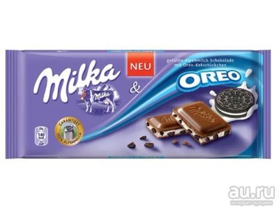 Лот: 8497050. Фото: 1. Milka & Oreo 100грамм. Шоколад, конфеты