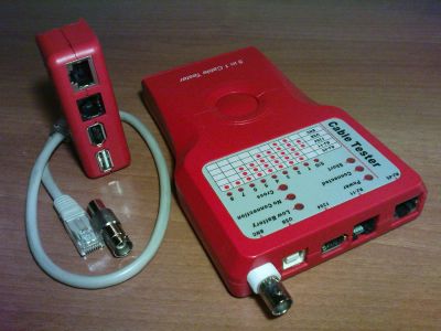 Лот: 4393926. Фото: 1. тестер ( для сетей LAN RJ 45... Контрольно-измерительное оборудование