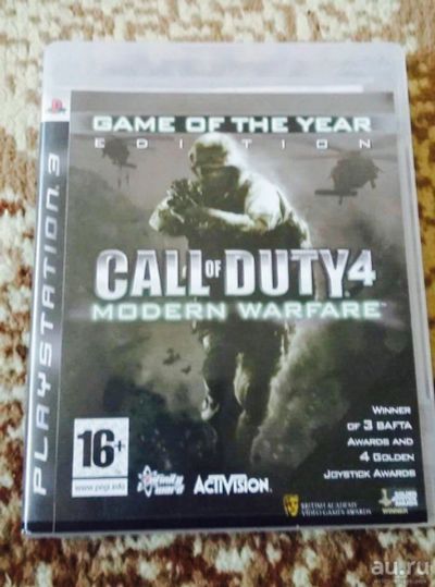 Лот: 9536000. Фото: 1. Игра на PS3 "CALL of DUTY 4 modern... Игры для консолей