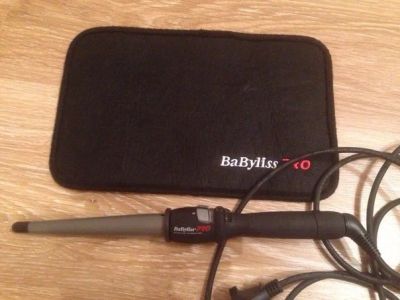 Лот: 5086944. Фото: 1. Плойка.babyliss pro конусная. Укладка и стрижка волос, бритьё, эпиляция