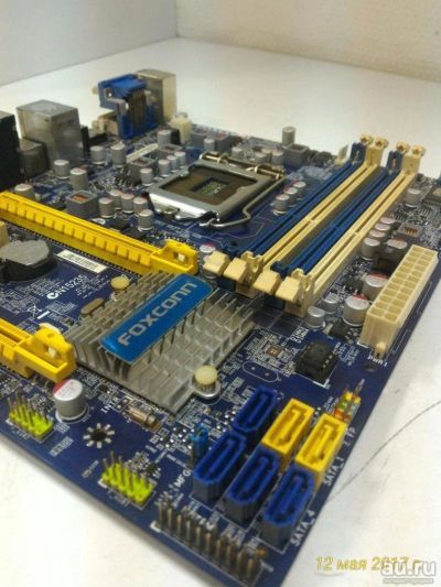 Лот: 9673195. Фото: 1. Материнская плата foxconn h67mp-s... Материнские платы