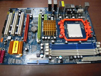 Лот: 7990565. Фото: 1. Материнская плата ASRock M3A770DE... Материнские платы