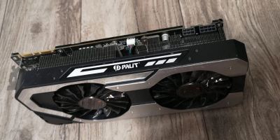 Лот: 25805993. Фото: 1. Видеокарта Palit GeForce GTX 1080... Видеокарты