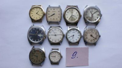 Лот: 9023947. Фото: 1. Набор из часов 10 шт. № 9. Другое (сувениры, подарки)