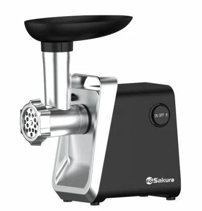 Лот: 21360584. Фото: 1. Мясорубка Sakura SA-6431BK, 1600... Кухонная