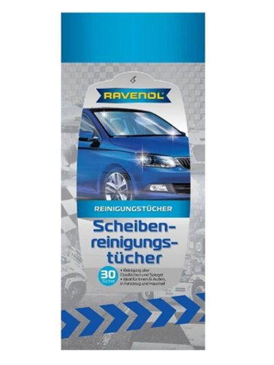 Лот: 17643154. Фото: 1. RAVENOL салфетки влажные для стекл... Масла, жидкости