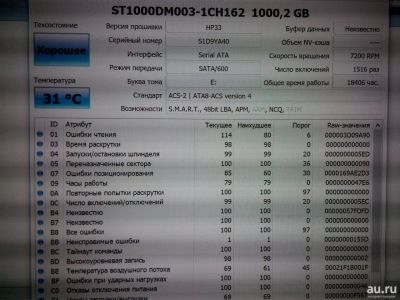 Лот: 8564924. Фото: 1. Жесткий диск Seagate 1Tb SATA. Жёсткие диски (HDD)