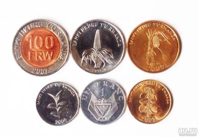 Лот: 8764051. Фото: 1. Руанда набор из 6 монет 2007-2011... Африка