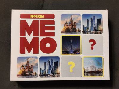 Лот: 24420142. Фото: 1. Настольная обучающая игра Мемо... Детские настольные игры