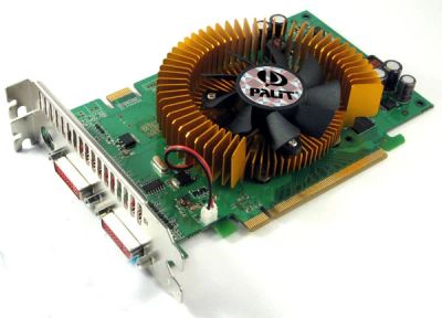 Лот: 3176897. Фото: 1. Видеокарта Palit 8600 GTS PCI-E... Видеокарты