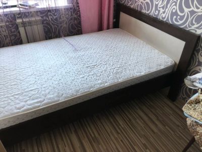 Лот: 14313230. Фото: 1. Продам кровать с матрасом. Кровати