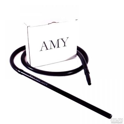 Лот: 9968484. Фото: 1. Шланг Amy черный силиконовый. Аксессуары и запчасти для кальянов