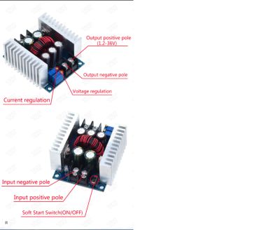 Лот: 17542819. Фото: 1. 300W 20A DC-DC понижающий преобразователь. Микроконтроллеры