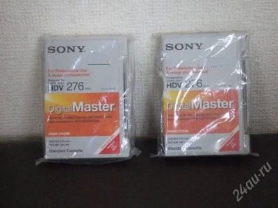 Лот: 2216997. Фото: 1. видео пленка SONY HDV276PHDV-276DM... Фотобумага, плёнка