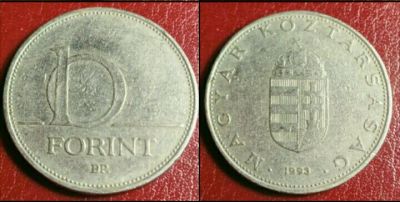 Лот: 12622968. Фото: 1. Венгрия . 10 форинтов. Другое (монеты)