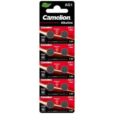 Лот: 17304578. Фото: 1. Батарейка Camelion AG1, 364, L621... Батарейки, аккумуляторы, элементы питания