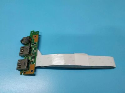 Лот: 16801075. Фото: 1. Б/У плата с разъемами USB, Audio... Платы расширения, контроллеры, доп. порты