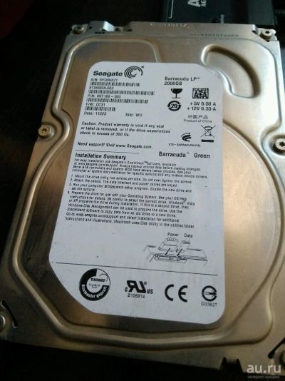 Лот: 13482521. Фото: 1. HDD Seagate 2Tb. Жёсткие диски (HDD)