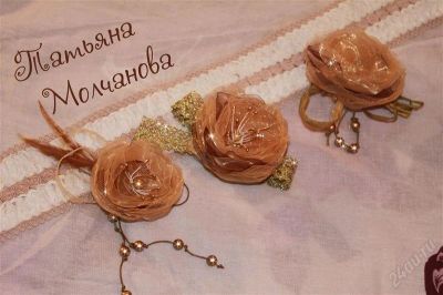 Лот: 2027209. Фото: 1. Брошь "Чайная роза". Ручная работа... Броши