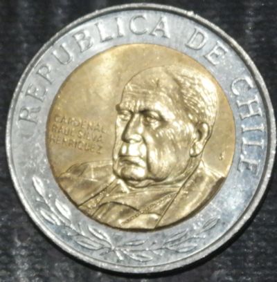 Лот: 19971275. Фото: 1. Экзотика с рубля (20988) Чили. Остальные страны