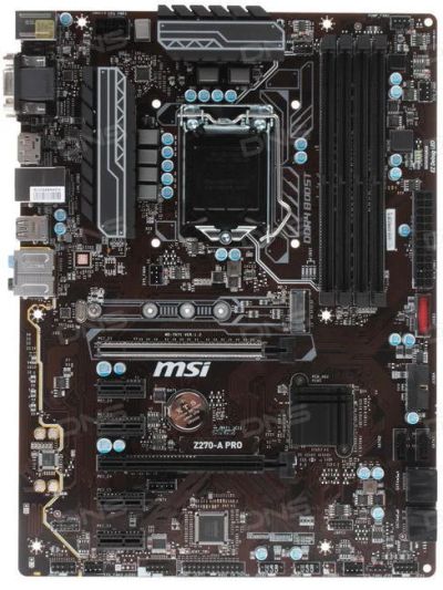 Лот: 11241971. Фото: 1. Материнская плата MSI Z270-A PRO. Материнские платы