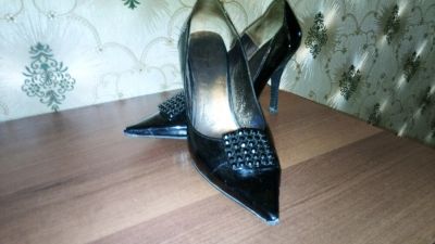 Лот: 11747435. Фото: 1. Super Отличные Туфли чёрные 37... Туфли