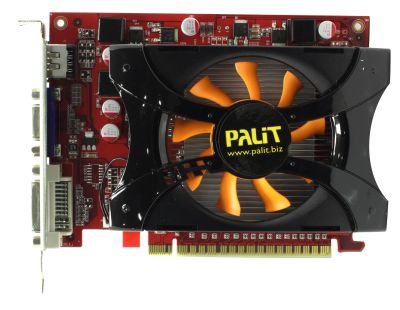 Лот: 20935756. Фото: 1. Видеокарта Palit GeForce® GT 440... Видеокарты